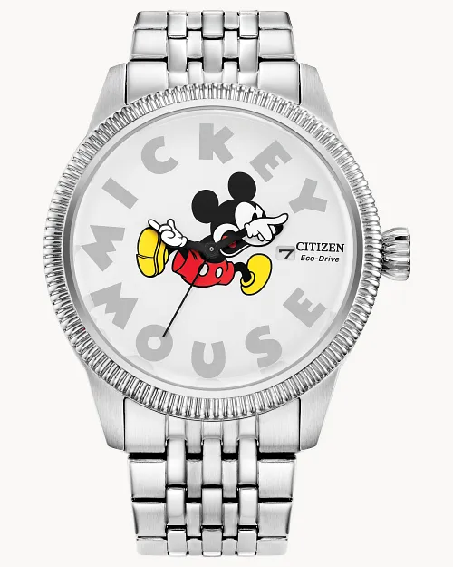 Mickey Mouse White Dial Stainless Steel Bracelet BM7481-53W | CITIZEN Mickey Mouse White Dial Stainless Steel Bracelet BM7481-53W | CITIZEN